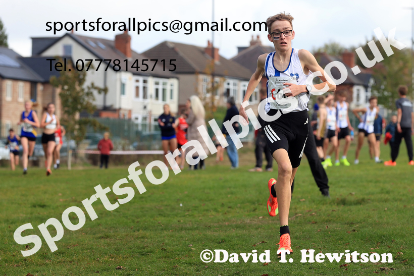 Boys Under-16s 2026 Northern Cross Country Relays, Graves Park, Sheffield. Photo: David T. Hewitson/Sports for All Pics